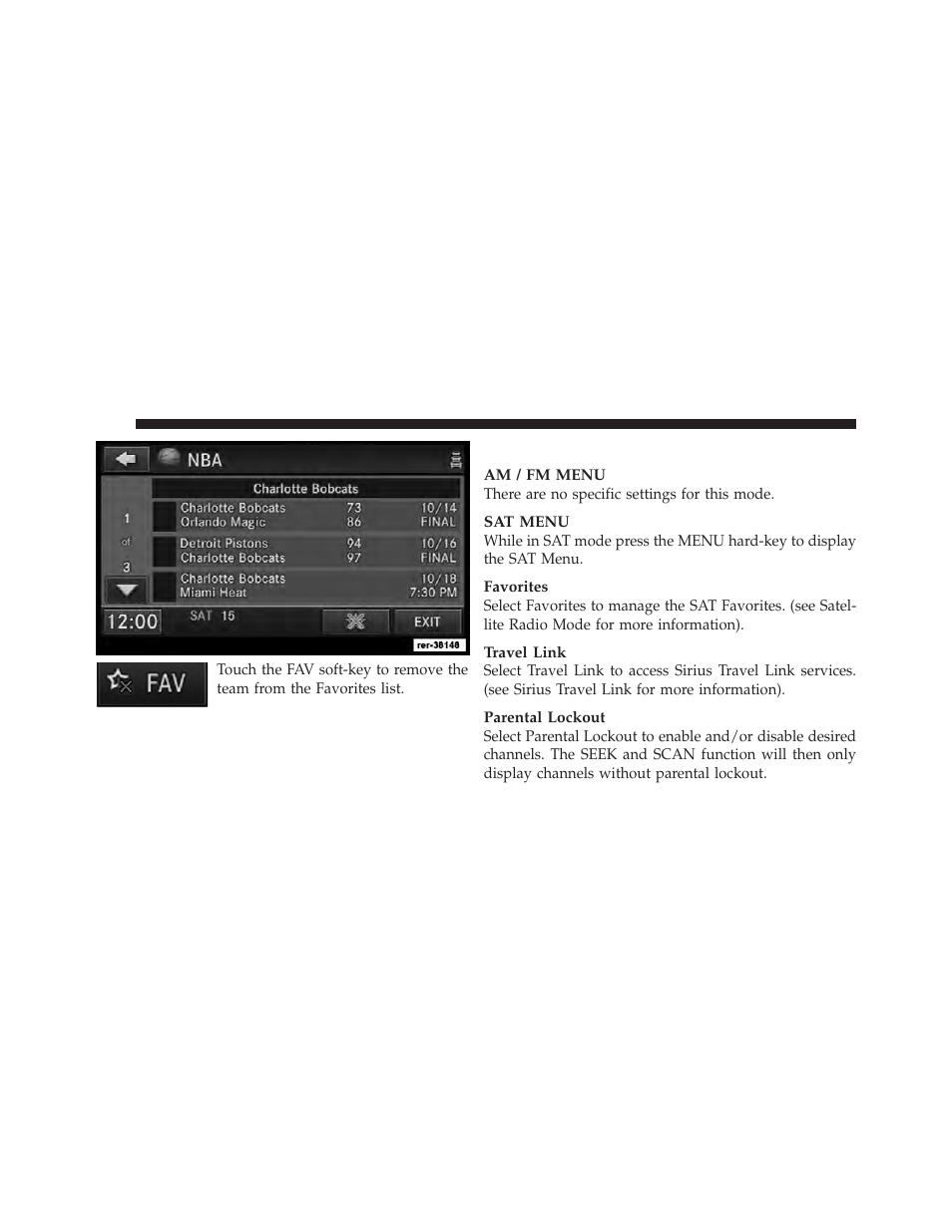 Radio settings | Ram Trucks MEDIA CENTER 730N for Jeep User Manual | Page 57 / 210