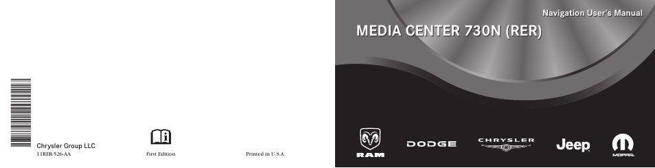 Ram Trucks MEDIA CENTER 730N for Jeep User Manual | 177 pages