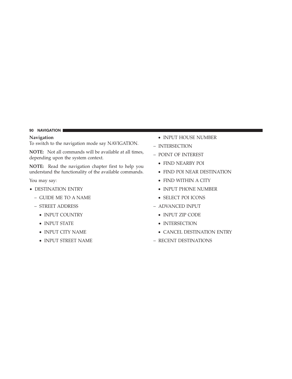 Ram Trucks MEDIA CENTER 730N for Jeep User Manual | Page 101 / 177