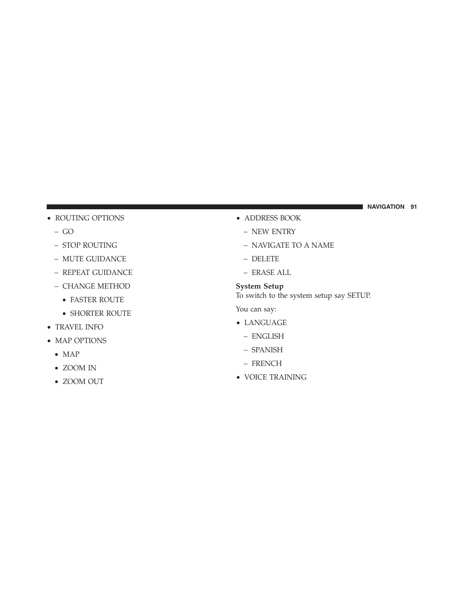 Ram Trucks MEDIA CENTER 730N for Jeep User Manual | Page 102 / 177