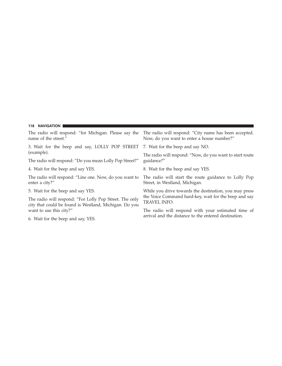 Ram Trucks MEDIA CENTER 730N for Jeep User Manual | Page 129 / 177