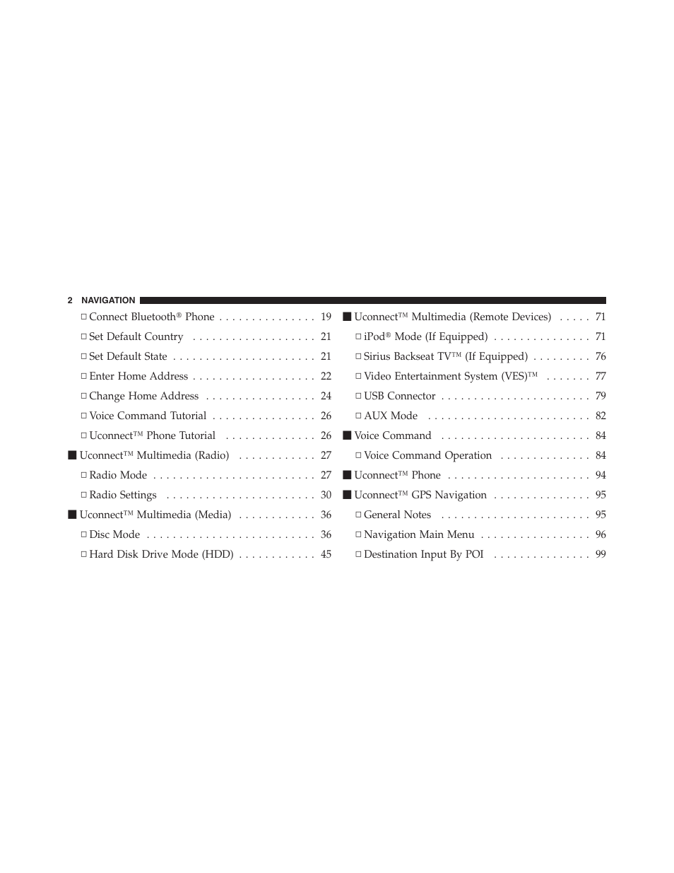 Ram Trucks MEDIA CENTER 730N for Jeep User Manual | Page 13 / 177