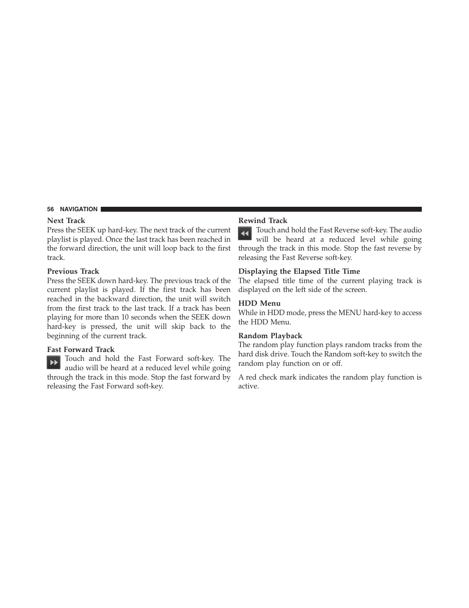 Ram Trucks MEDIA CENTER 730N for Jeep User Manual | Page 67 / 177