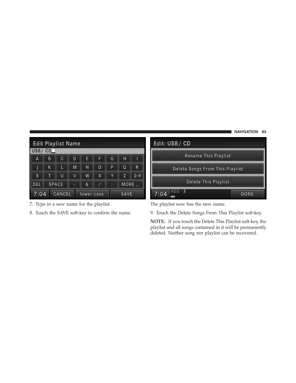 Ram Trucks MEDIA CENTER 730N for Jeep User Manual | Page 74 / 177