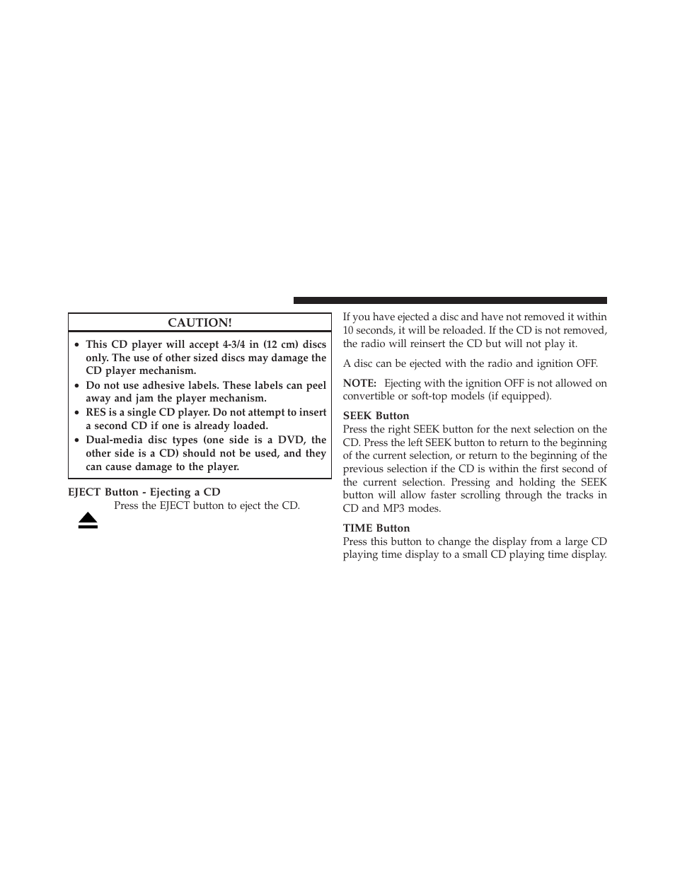 Dodge 2011 Caliber - Owner Manual User Manual | Page 242 / 486