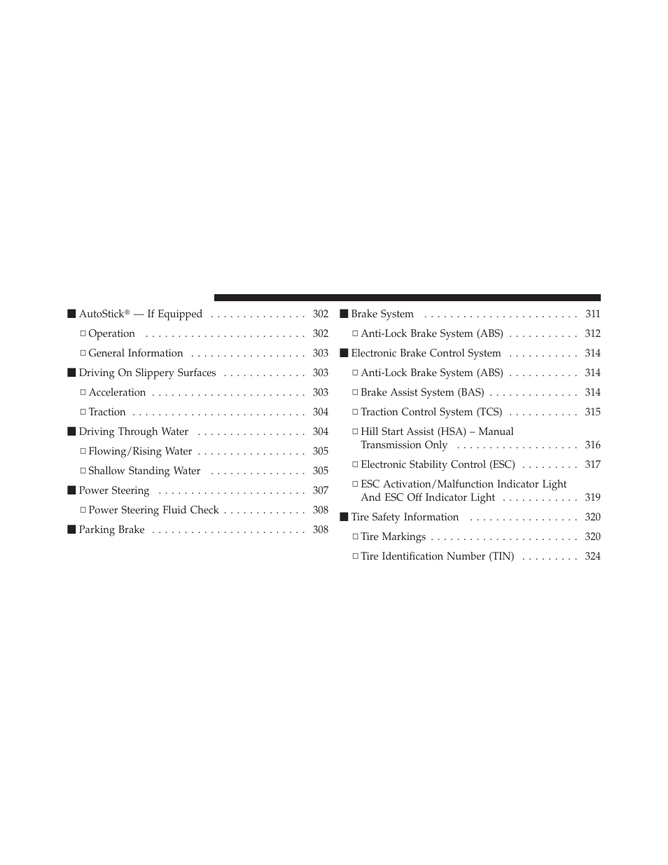 Dodge 2011 Caliber - Owner Manual User Manual | Page 292 / 486