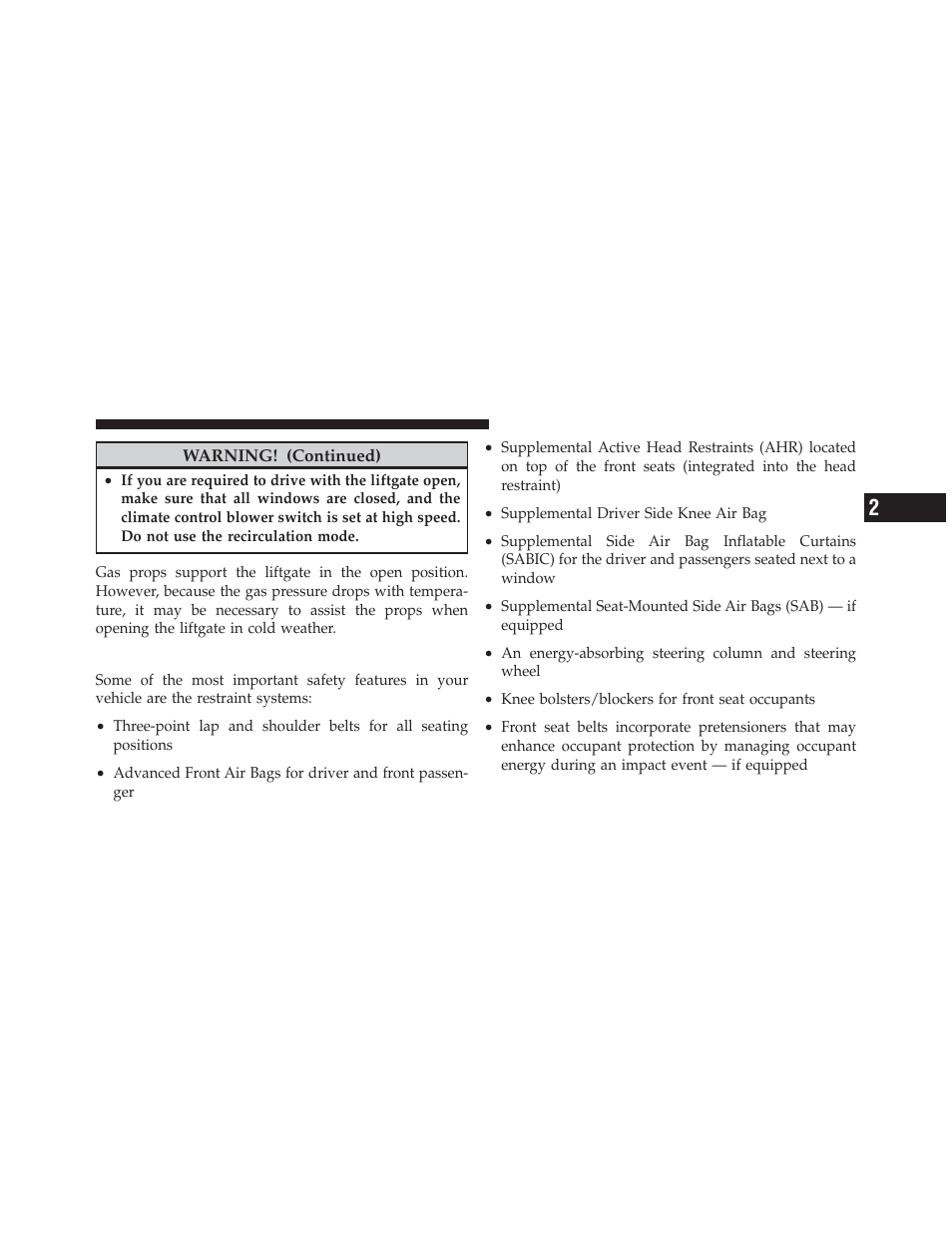 Occupant restraints | Dodge 2011 Caliber - Owner Manual User Manual | Page 39 / 486
