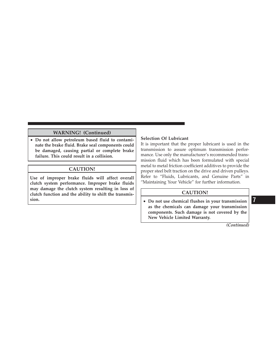 Automatic transmission (cvt) – if equipped, Automatic transmission (cvt), If equipped | Dodge 2011 Caliber - Owner Manual User Manual | Page 419 / 486