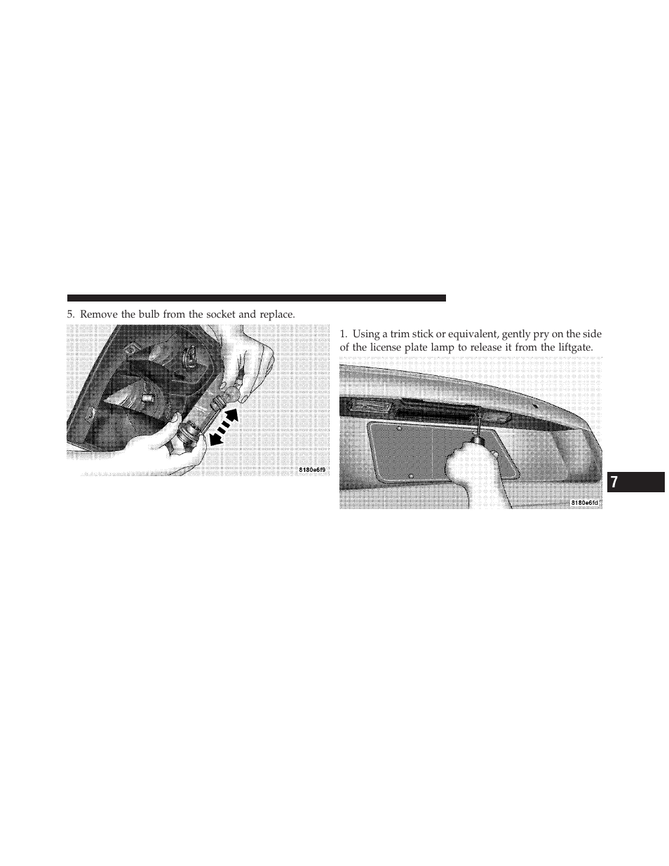 License lamps | Dodge 2011 Caliber - Owner Manual User Manual | Page 435 / 486