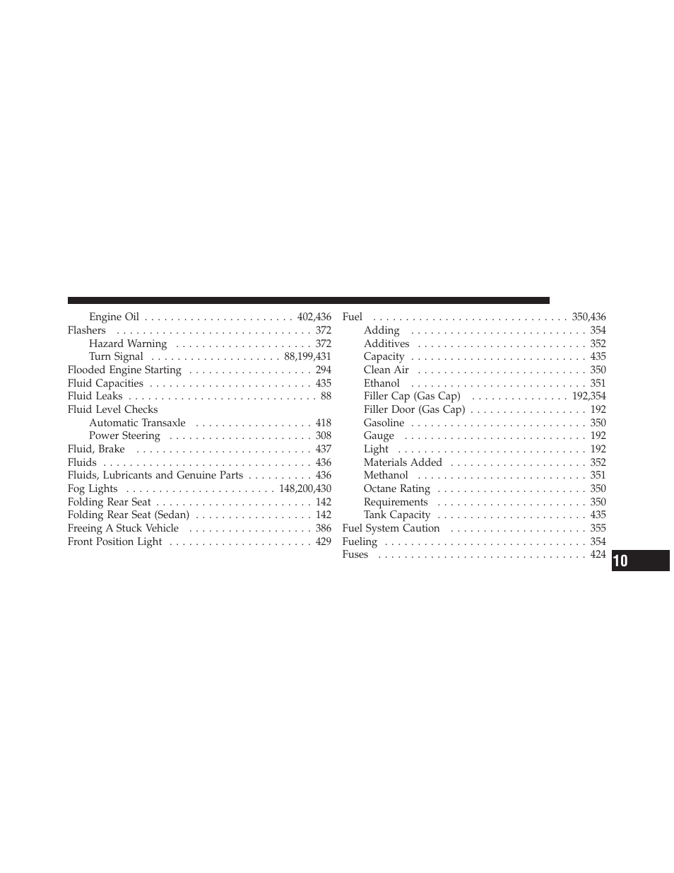 Dodge 2011 Caliber - Owner Manual User Manual | Page 473 / 486