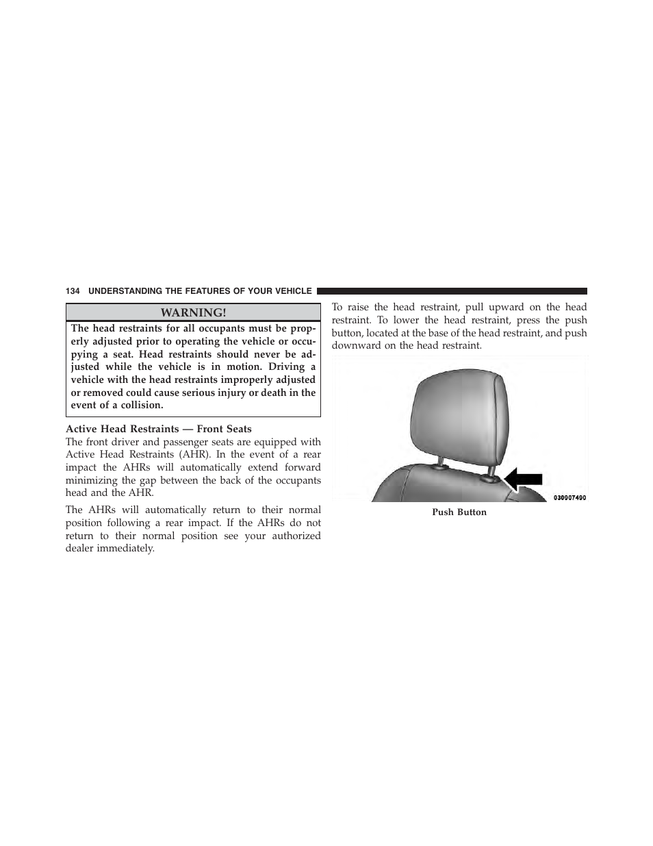 Dodge 2011 Challenger - Owner Manual User Manual | Page 136 / 490