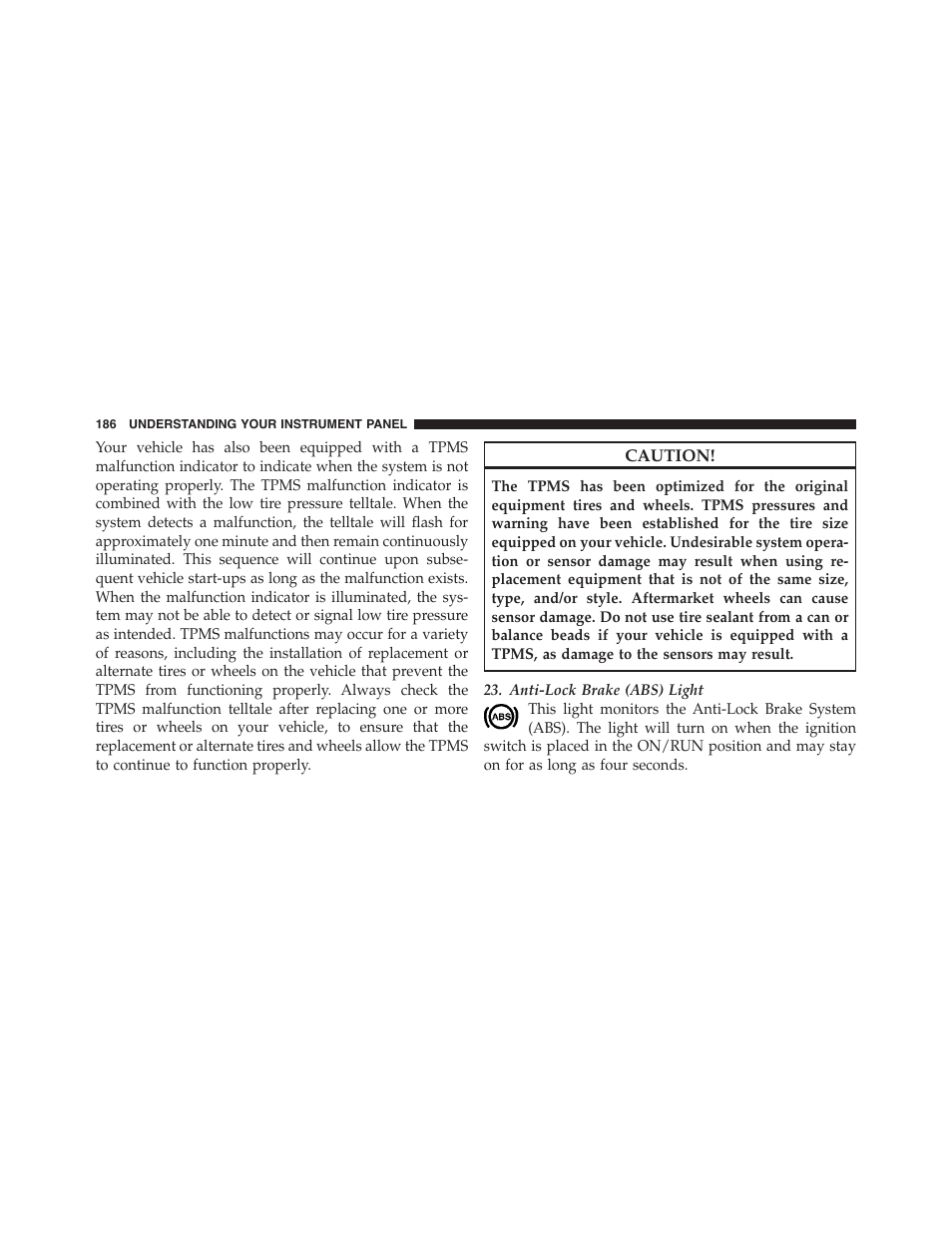 Dodge 2011 Challenger - Owner Manual User Manual | Page 188 / 490