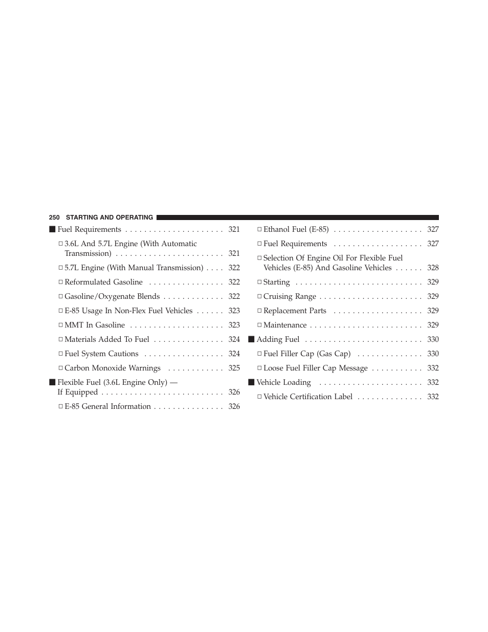 Dodge 2011 Challenger - Owner Manual User Manual | Page 252 / 490