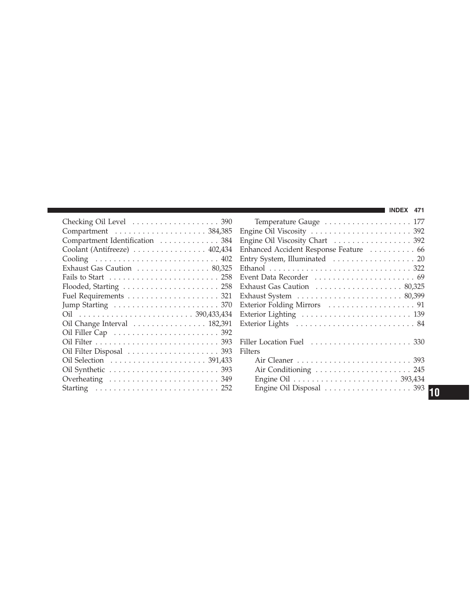 Dodge 2011 Challenger - Owner Manual User Manual | Page 473 / 490