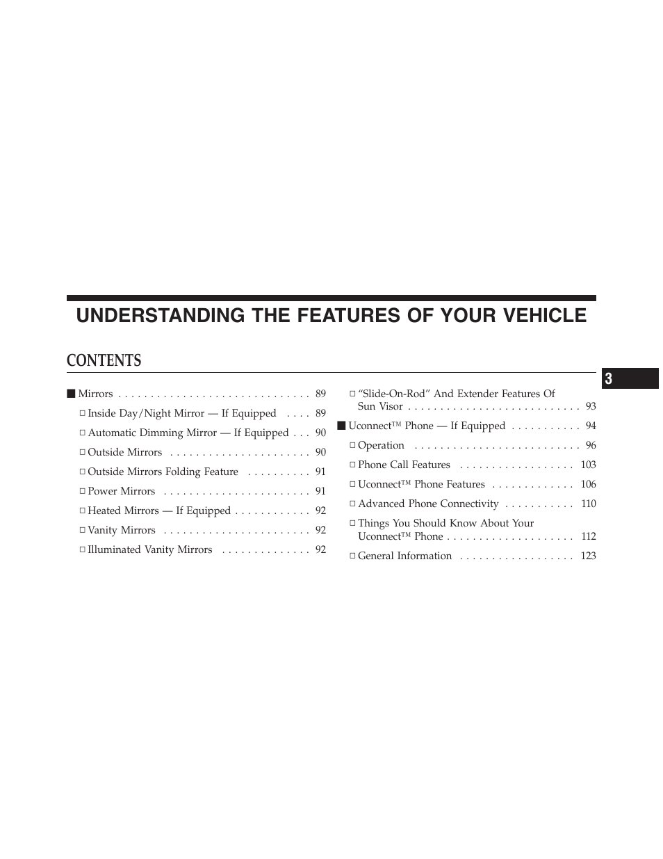 Dodge 2011 Challenger - Owner Manual User Manual | Page 87 / 490