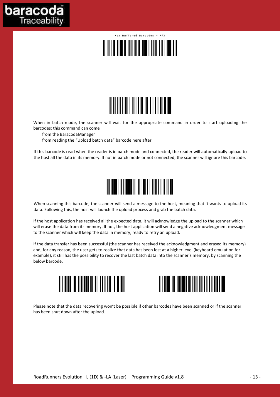 Baracoda BLUETOOTH LA (LASER) User Manual | Page 13 / 49