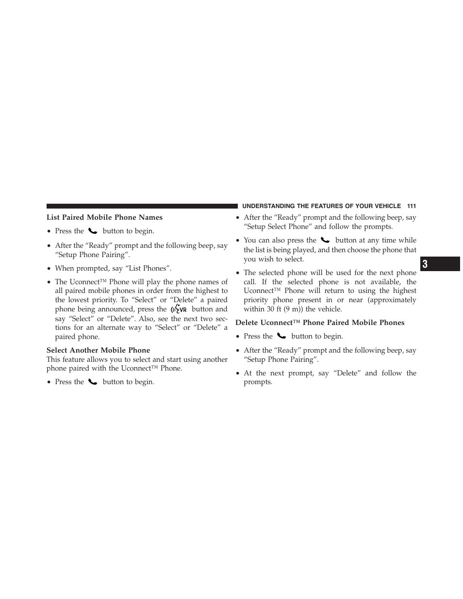 Dodge 2011 Challenger_SRT - Owner Manual User Manual | Page 113 / 460