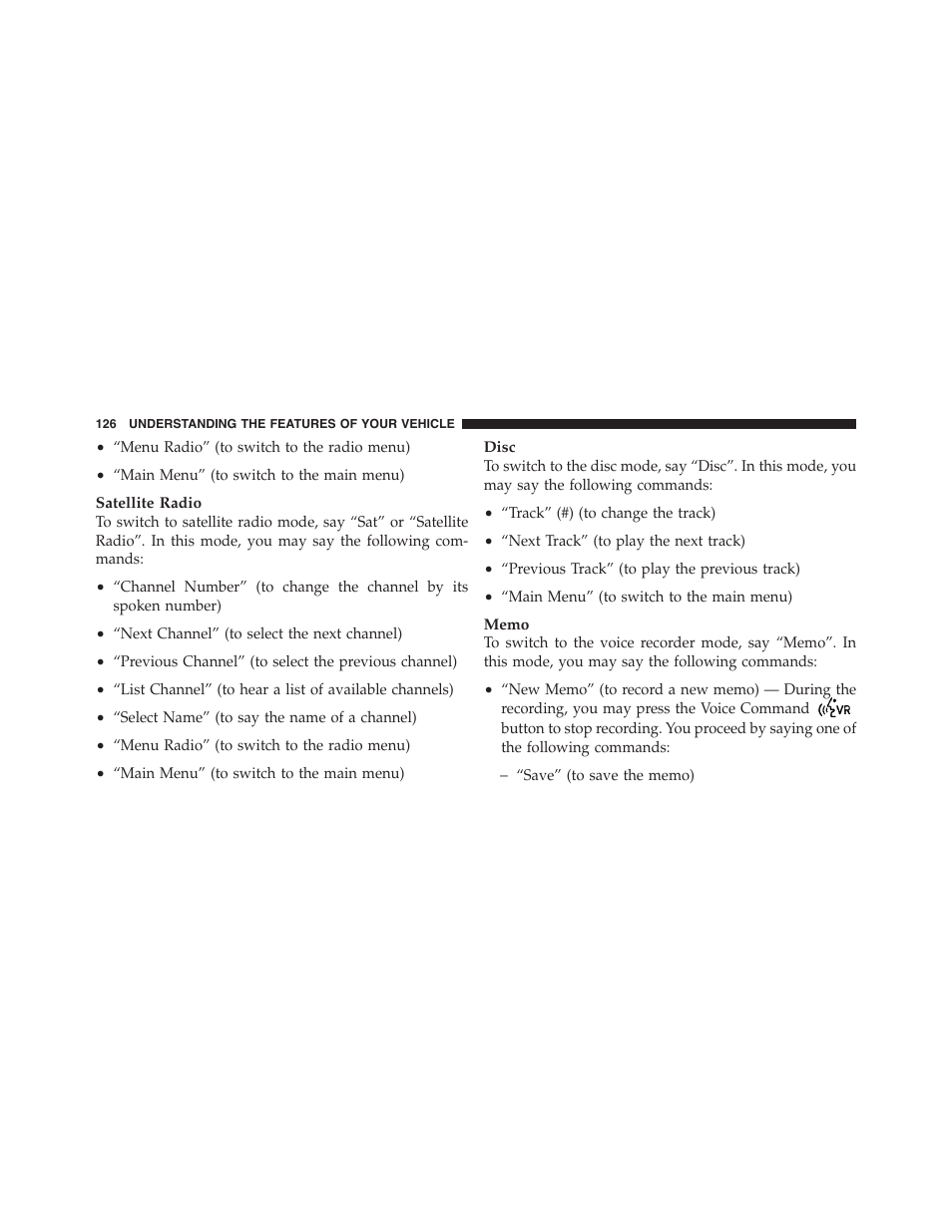 Dodge 2011 Challenger_SRT - Owner Manual User Manual | Page 128 / 460