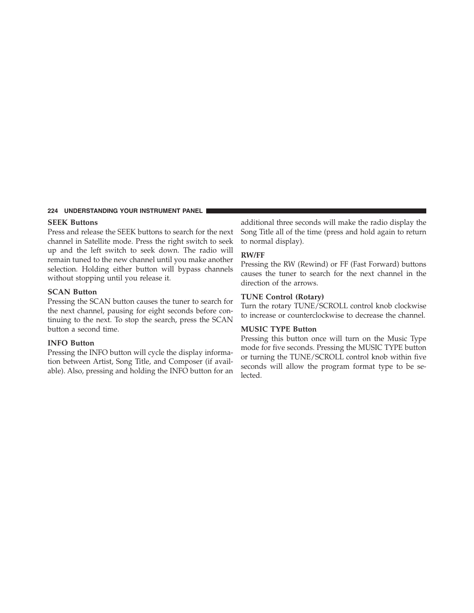 Dodge 2011 Challenger_SRT - Owner Manual User Manual | Page 226 / 460