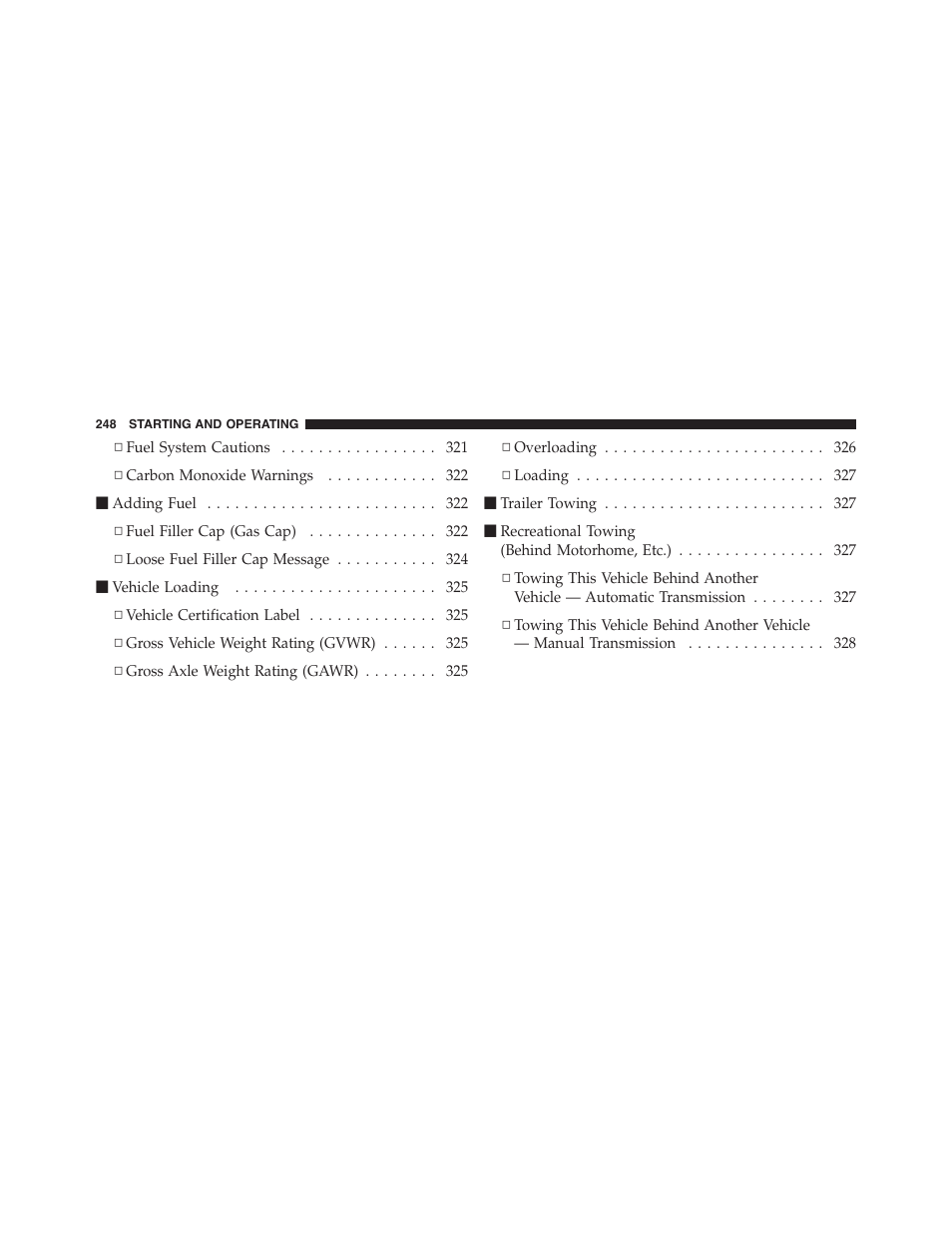 Dodge 2011 Challenger_SRT - Owner Manual User Manual | Page 250 / 460