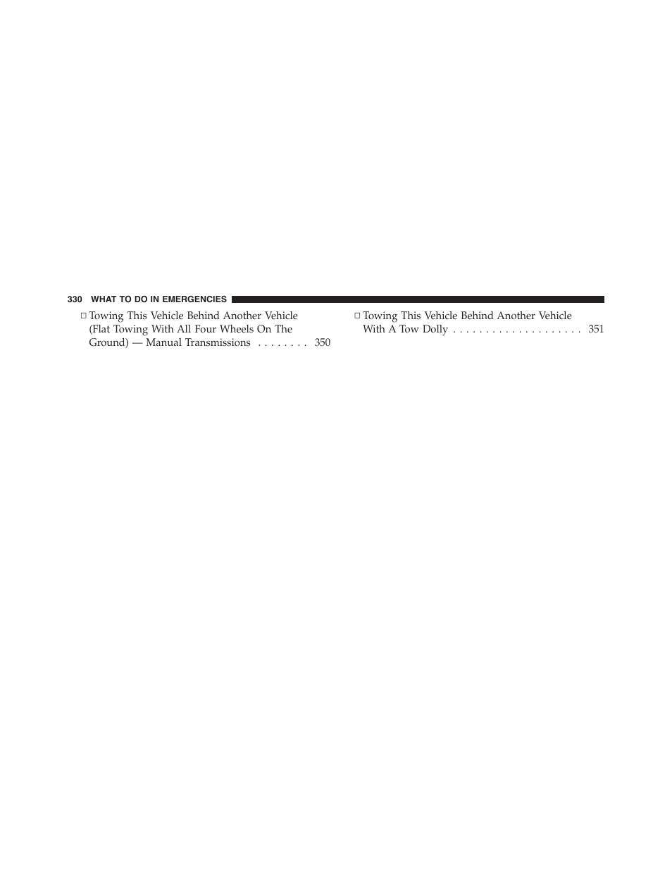 Dodge 2011 Challenger_SRT - Owner Manual User Manual | Page 332 / 460