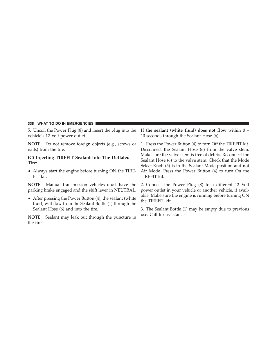 Dodge 2011 Challenger_SRT - Owner Manual User Manual | Page 340 / 460