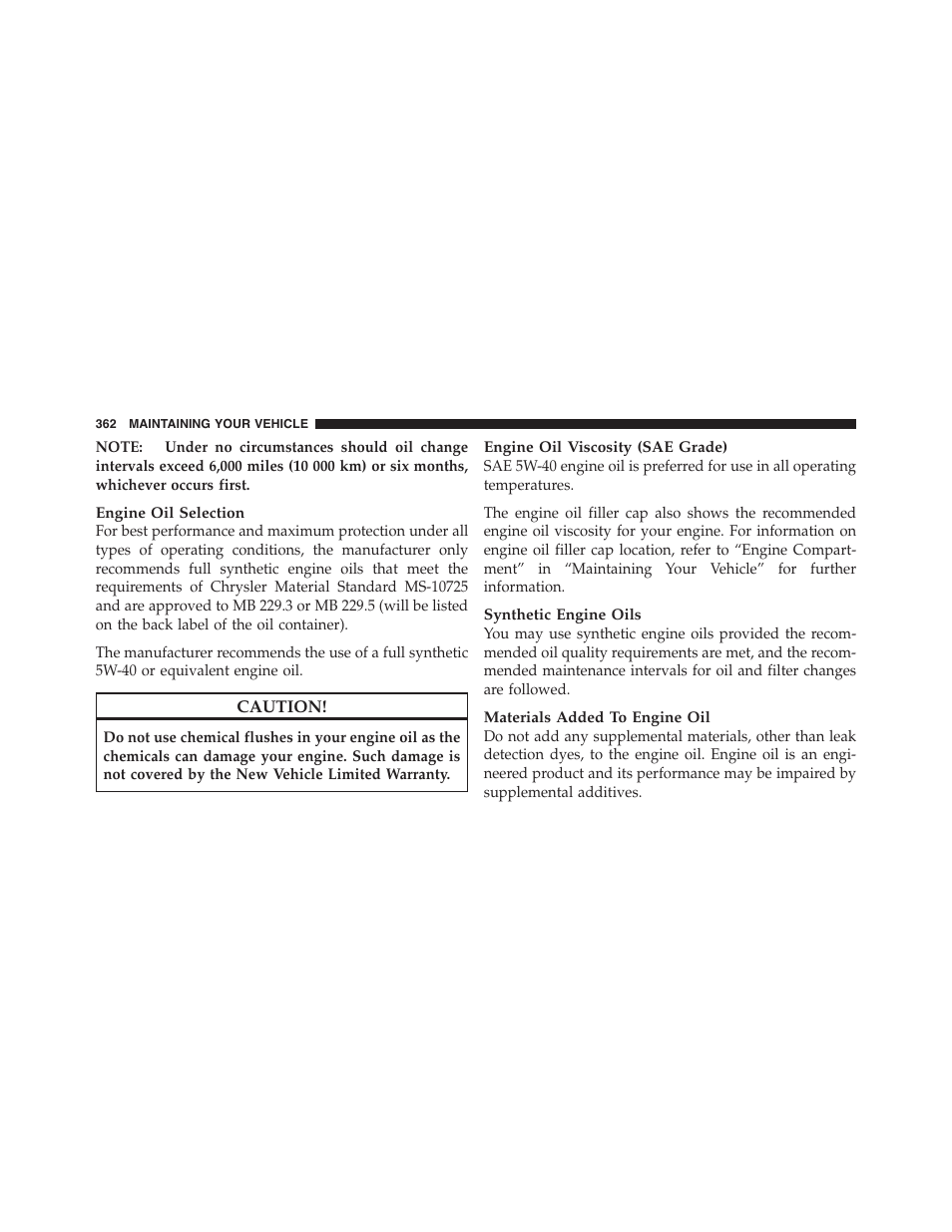 Dodge 2011 Challenger_SRT - Owner Manual User Manual | Page 364 / 460