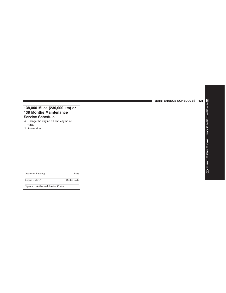 Dodge 2011 Challenger_SRT - Owner Manual User Manual | Page 423 / 460