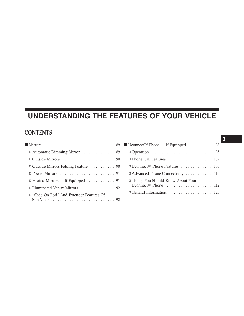 Dodge 2011 Challenger_SRT - Owner Manual User Manual | Page 87 / 460