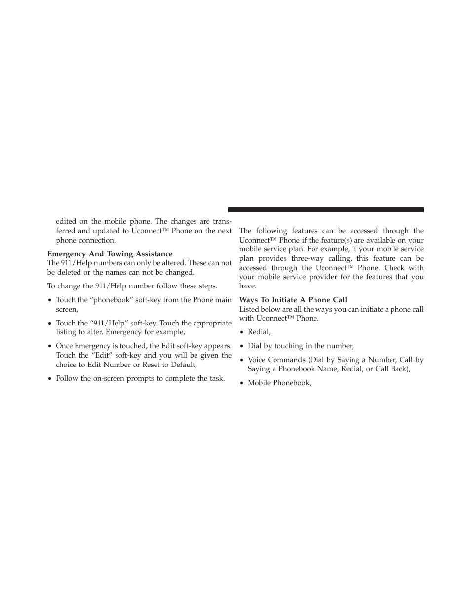 Phone call features | Dodge 2011 Charger - Owner Manual User Manual | Page 120 / 566