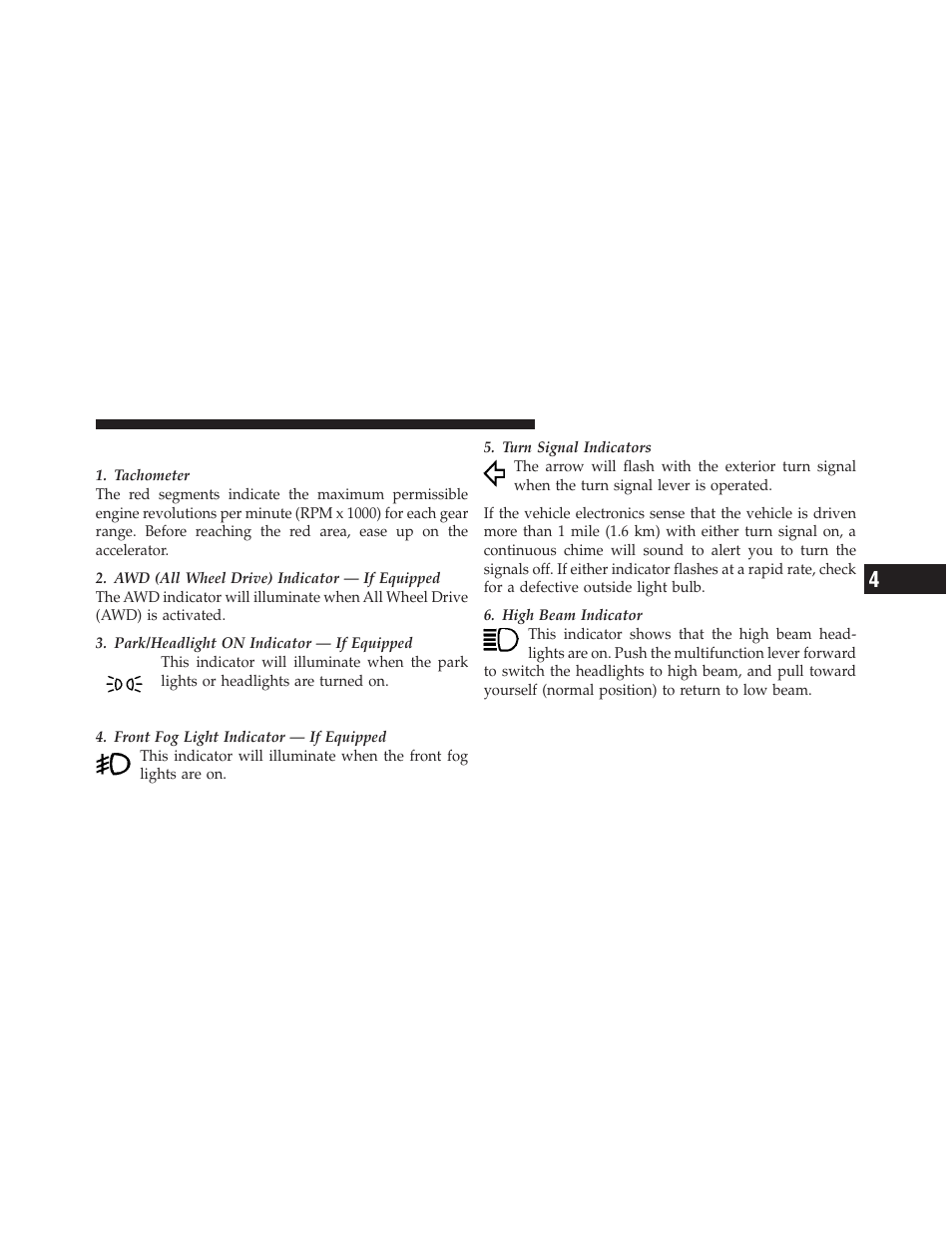 Instrument cluster descriptions | Dodge 2011 Charger - Owner Manual User Manual | Page 277 / 566