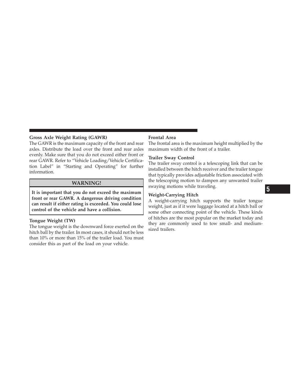Dodge 2011 Charger - Owner Manual User Manual | Page 427 / 566