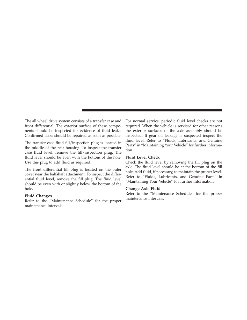 All wheel drive (awd) – if equipped, Rear axle | Dodge 2011 Charger - Owner Manual User Manual | Page 492 / 566