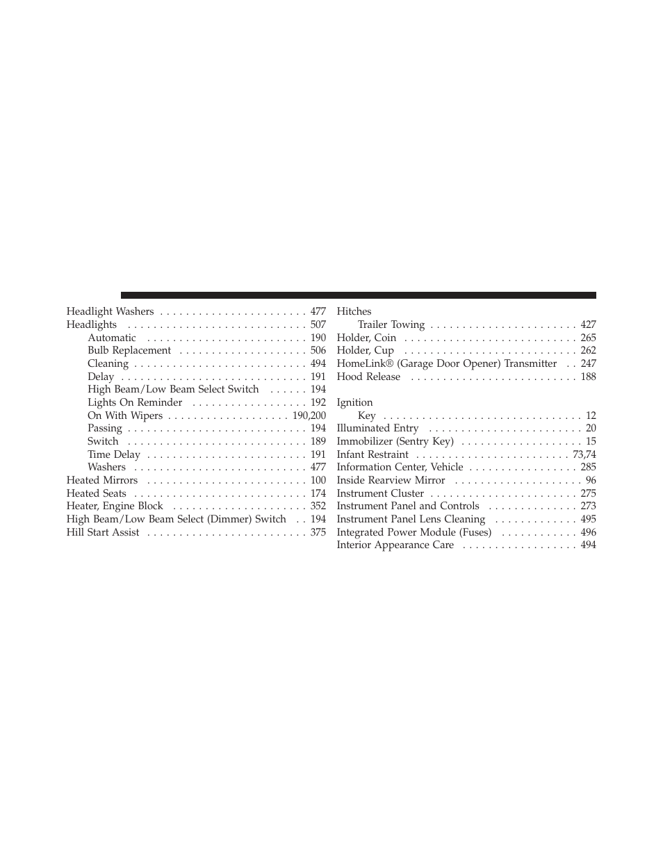 Dodge 2011 Charger - Owner Manual User Manual | Page 552 / 566