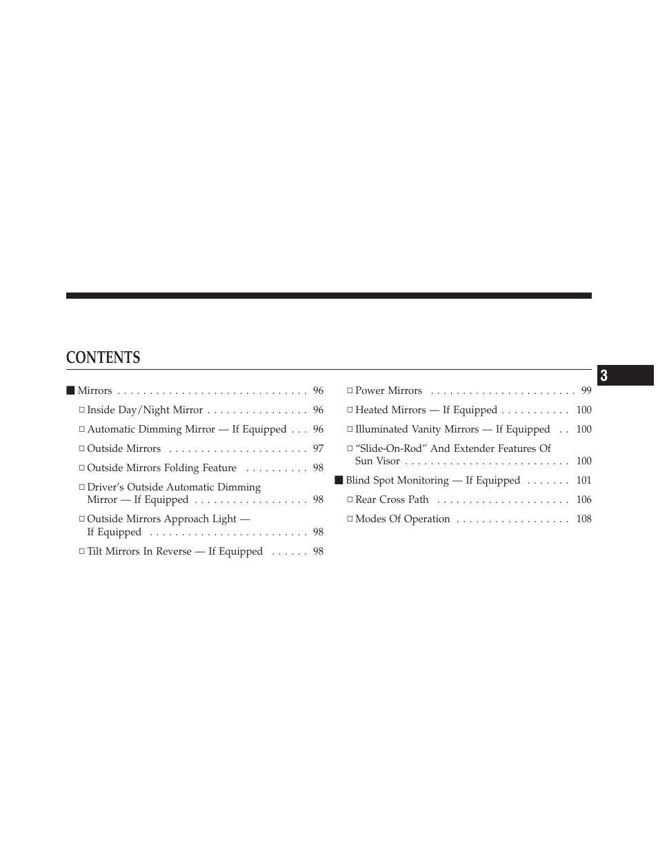 Dodge 2011 Charger - Owner Manual User Manual | Page 91 / 566