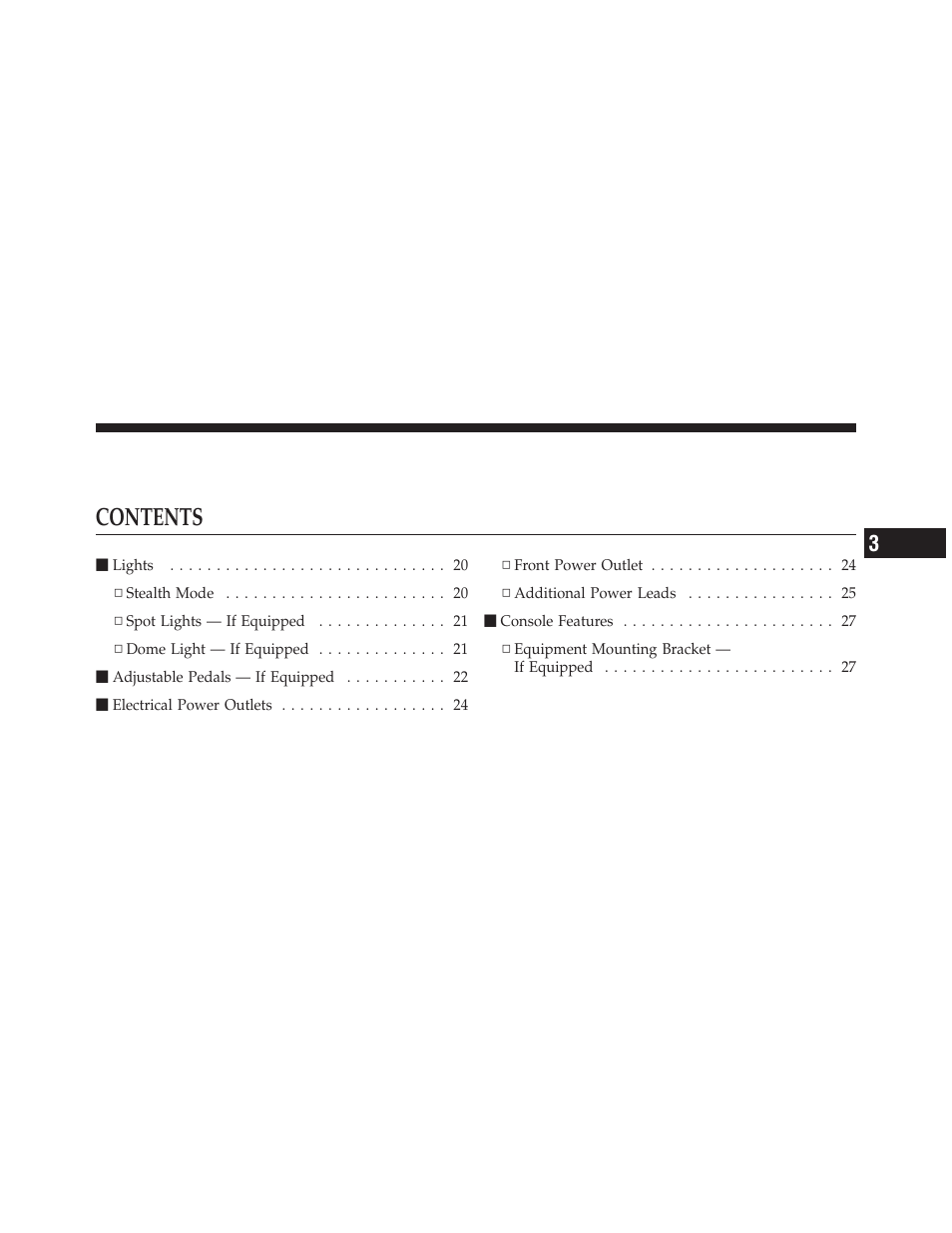 Dodge 2011 Charger - Supplement User Manual | Page 21 / 49