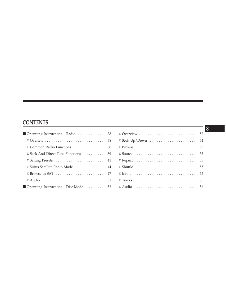 Chrysler 2011 300 SRT - Owner Manual User Manual | Page 36 / 119