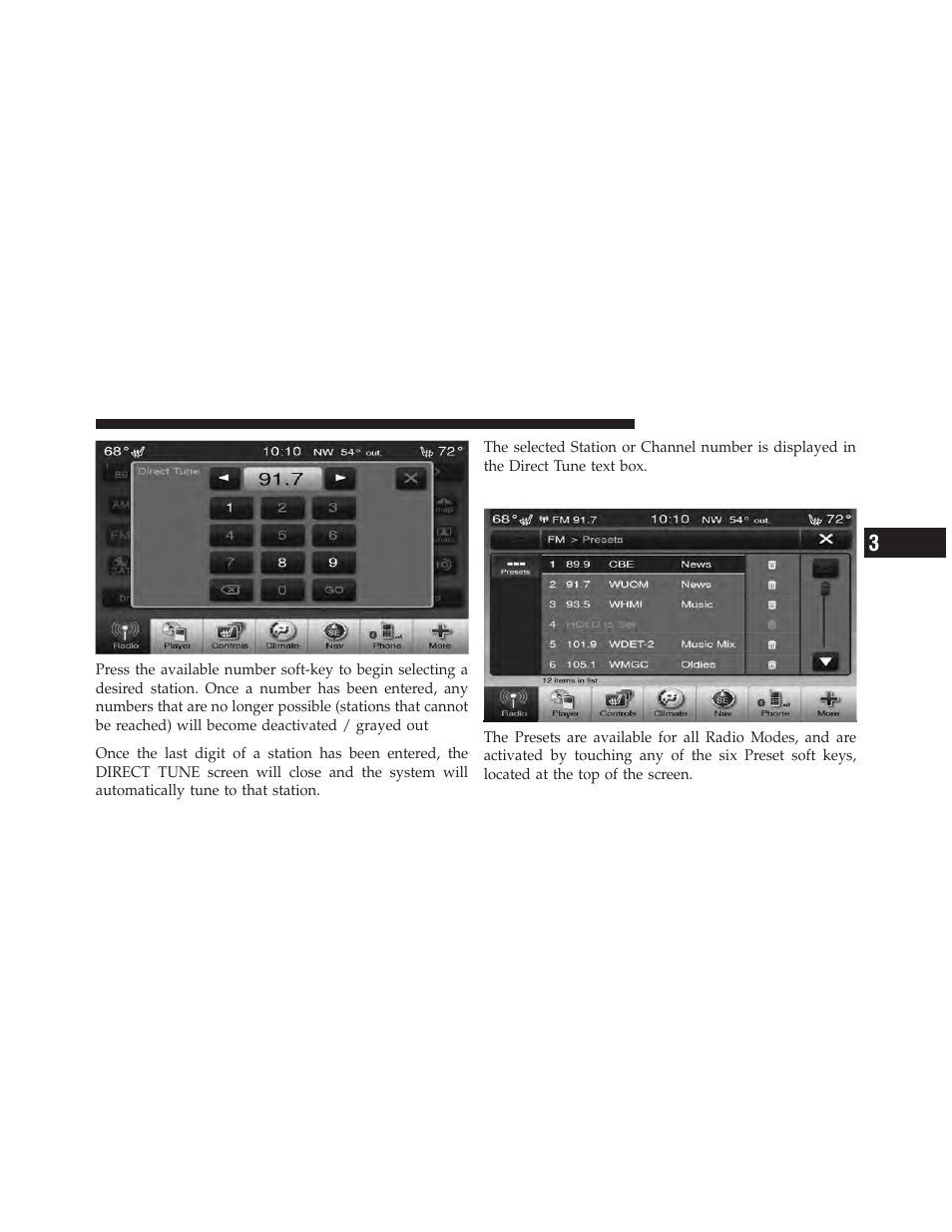 Setting presets | Chrysler 2011 300 SRT - Owner Manual User Manual | Page 42 / 119