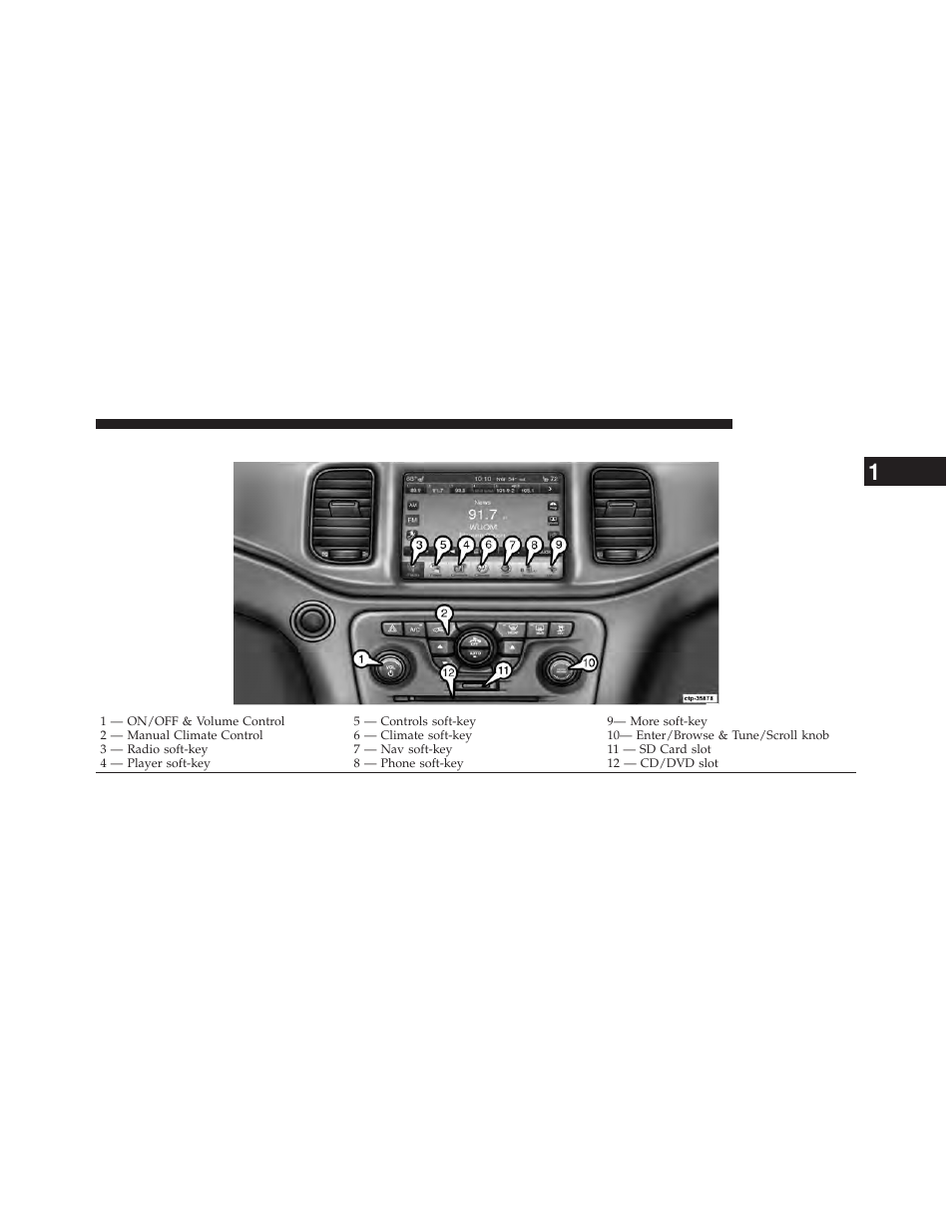 Uconnect touch™ system (8.4 & 8.4 nav) | Chrysler 2011 300 SRT - Owner Manual User Manual | Page 8 / 119