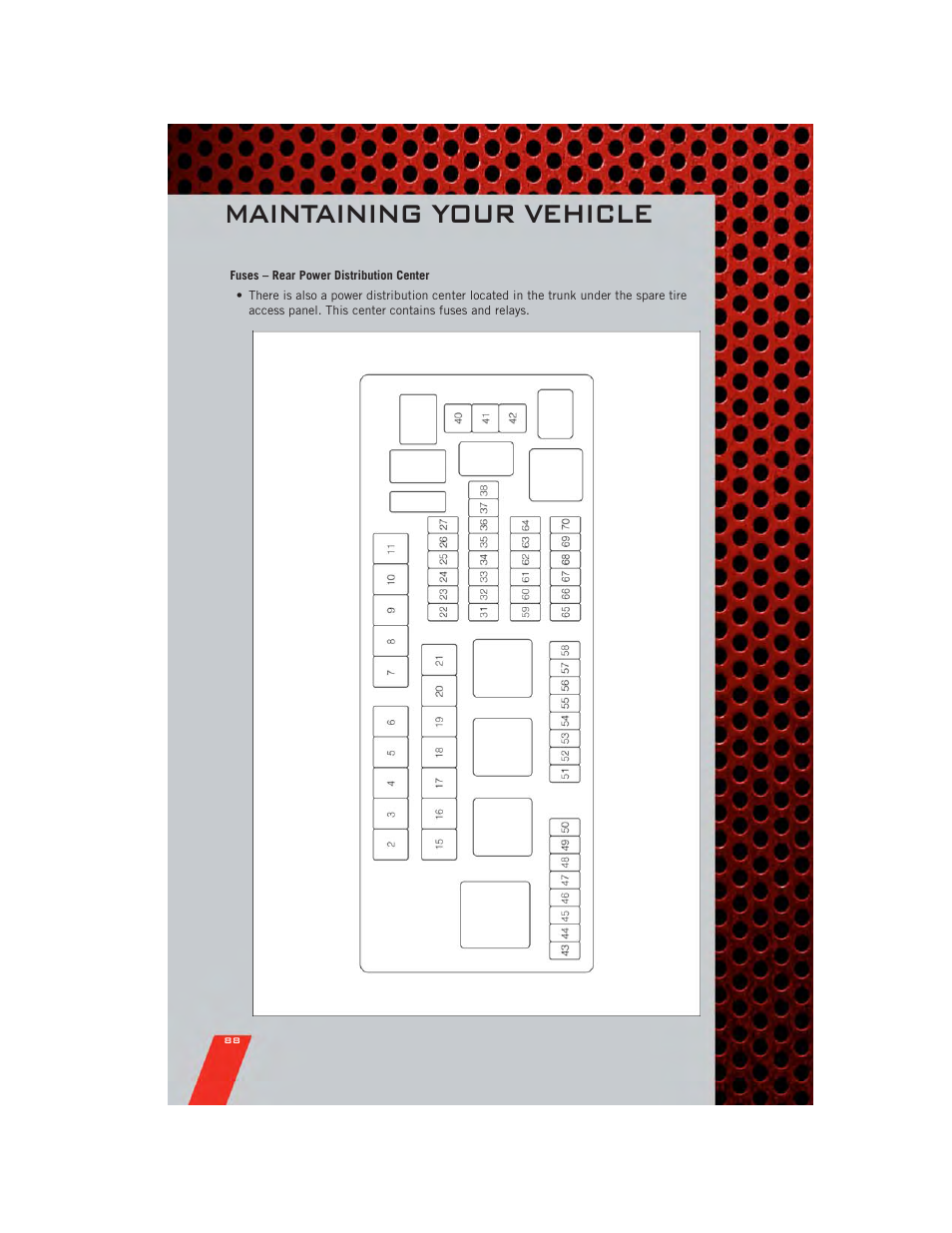 Maintaining your vehicle | Dodge 2011 Charger - User Guide User Manual | Page 90 / 104