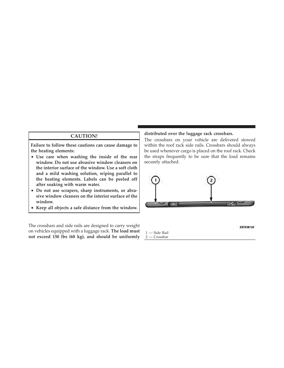 Roof luggage rack — if equipped | Dodge 2011 Durango - Owner Manual User Manual | Page 232 / 576