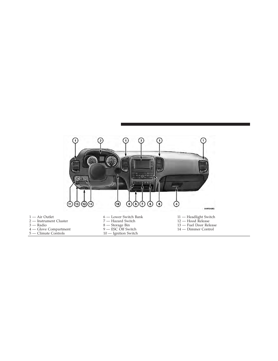 Instrument panel features | Dodge 2011 Durango - Owner Manual User Manual | Page 244 / 576