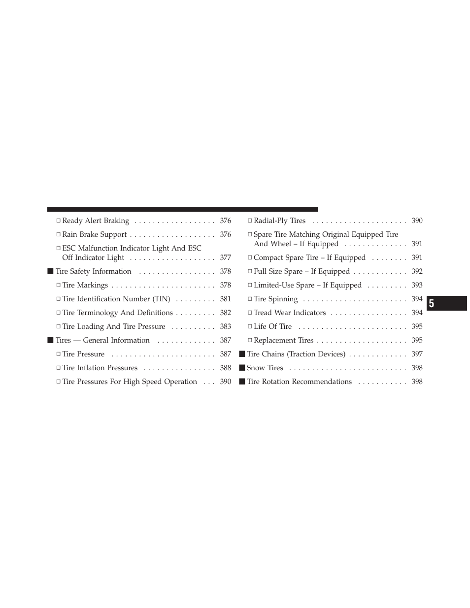 Dodge 2011 Durango - Owner Manual User Manual | Page 335 / 576