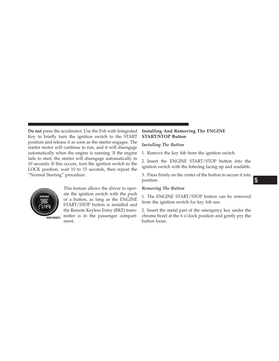 Keyless enter-n-go – if equipped | Dodge 2011 Durango - Owner Manual User Manual | Page 339 / 576