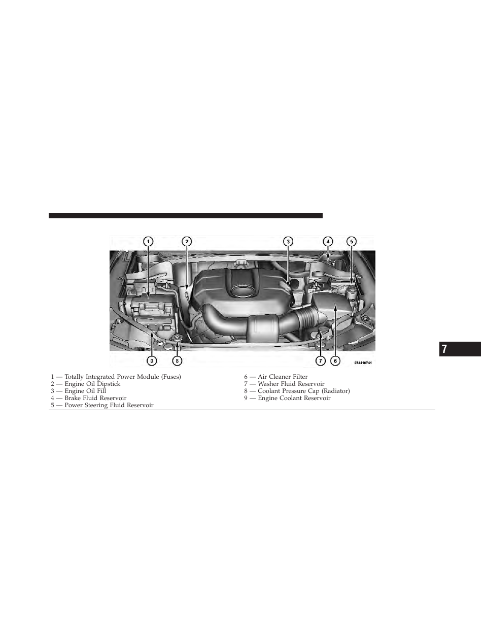 Engine compartment — 3.6l | Dodge 2011 Durango - Owner Manual User Manual | Page 477 / 576