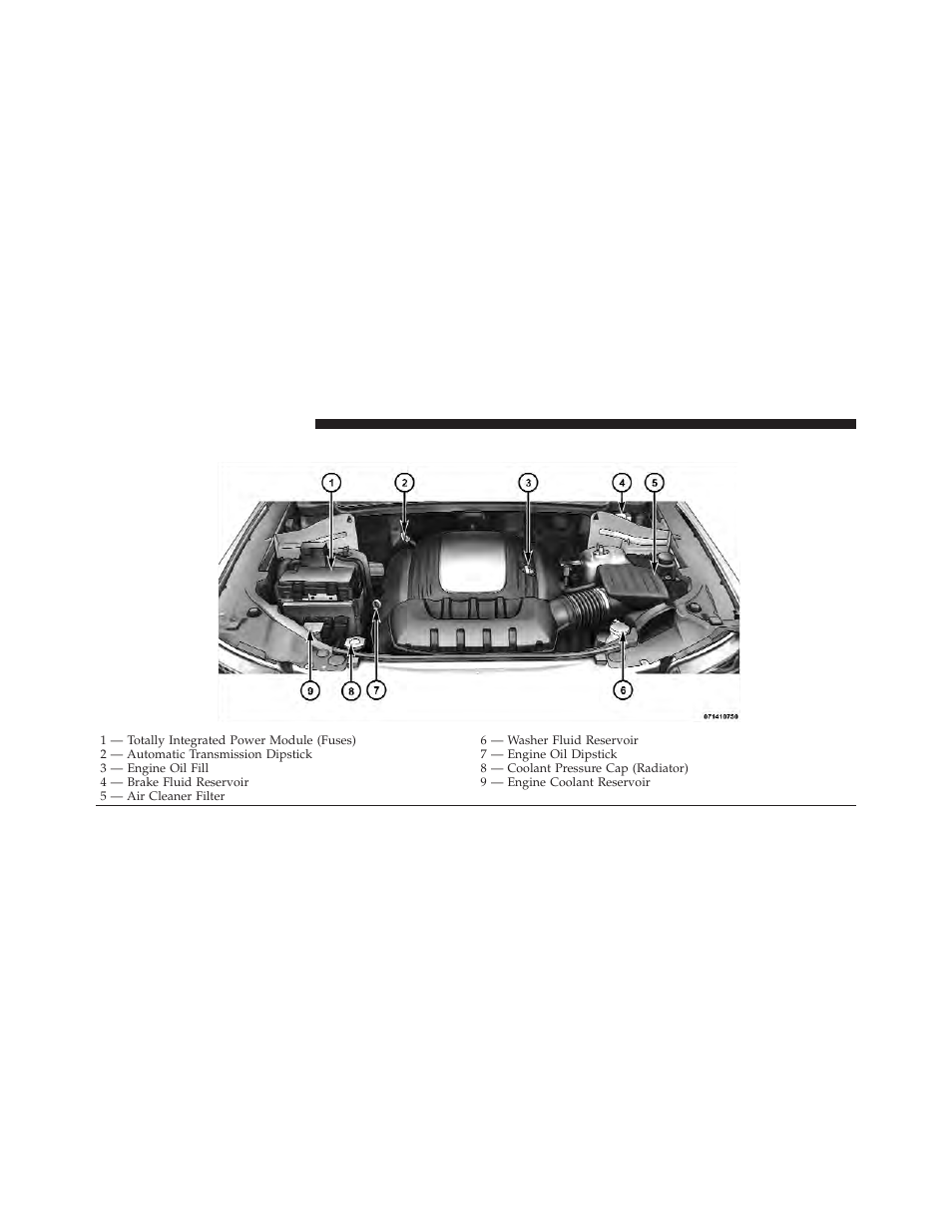 Engine compartment — 5.7l | Dodge 2011 Durango - Owner Manual User Manual | Page 478 / 576