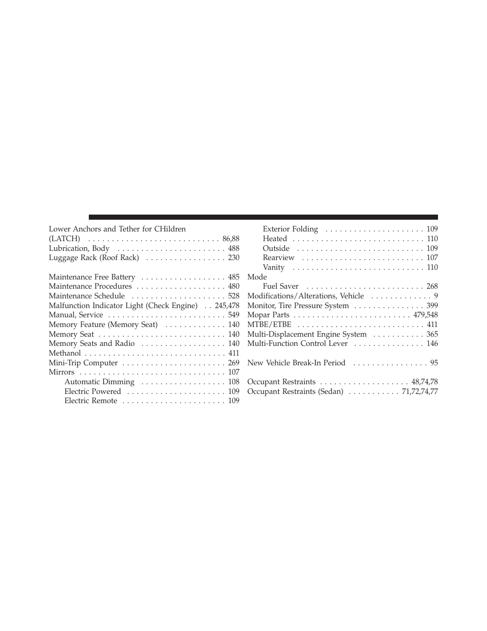 Dodge 2011 Durango - Owner Manual User Manual | Page 566 / 576