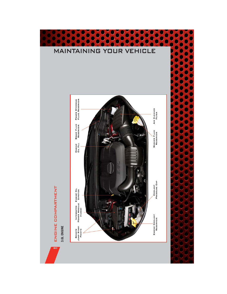 6l engine, Maintaining your vehicle | Dodge 2011 Durango - User Guide User Manual | Page 82 / 108