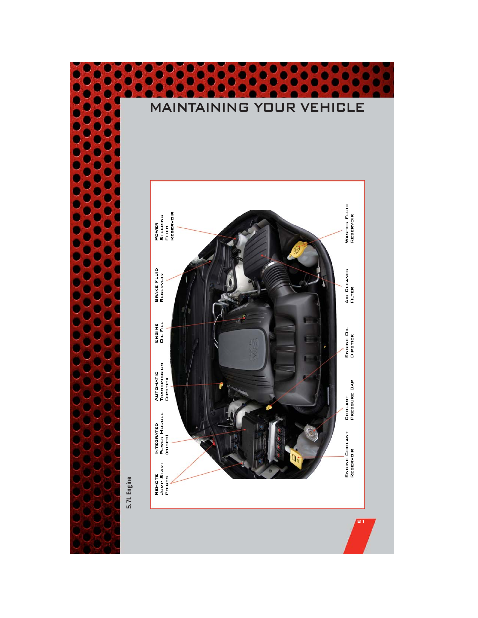 7l engine, Maintaining your vehicle | Dodge 2011 Durango - User Guide User Manual | Page 83 / 108