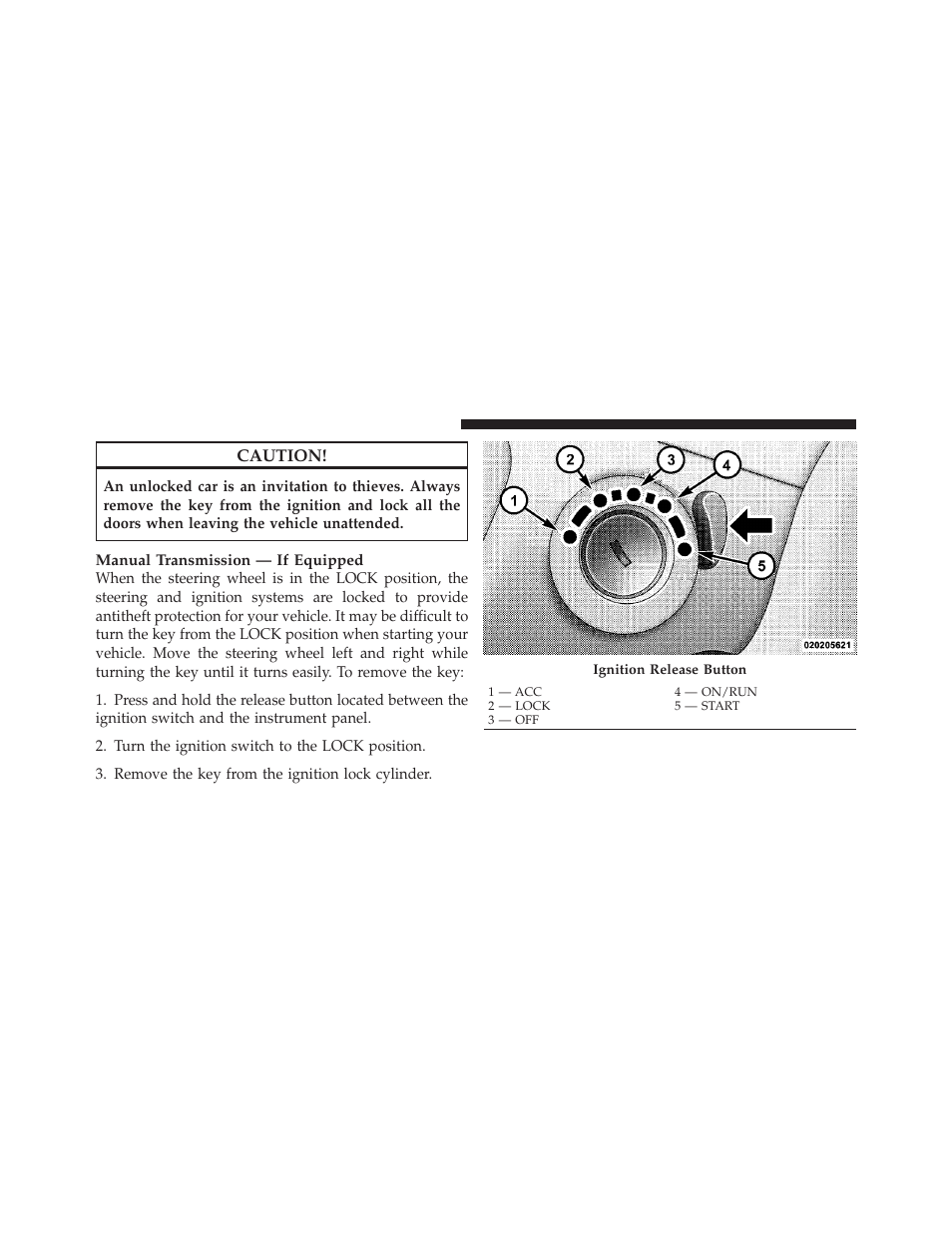 Caution | Dodge 2011 Dakota User Manual | Page 16 / 452